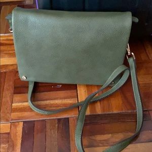 Olive green crossbody
